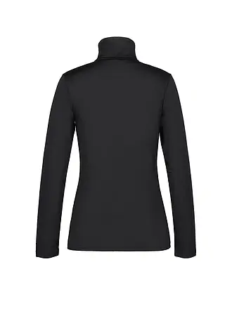 LUHTA | Damen Unterzieh Zipshirt Ahjola | schwarz